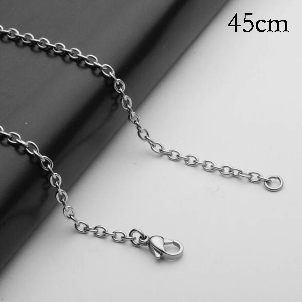 45CM Stainless steel chain necklace Jewelry Accessories, Wholesales